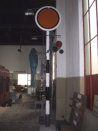 Museum Tauernbahn - Einfahrvorsignal österr. Bauart mit deutschem Schild